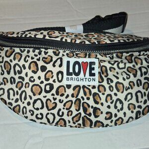 Brighton Leopard Print Belt/Shoulder Bag